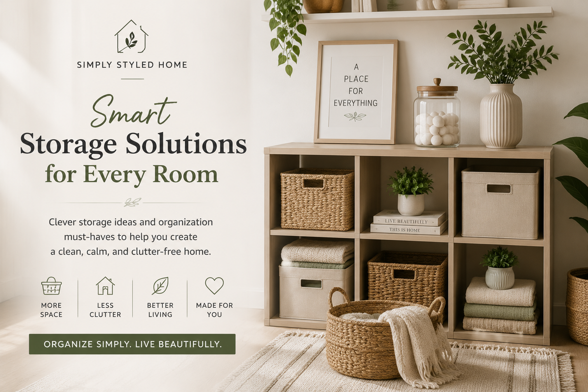 Smart Storage Solutions for Every Room